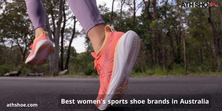 An image containing part of a woman's leg wearing a sports shoe as part of a discussion about Best women's sports shoe brands in Australia