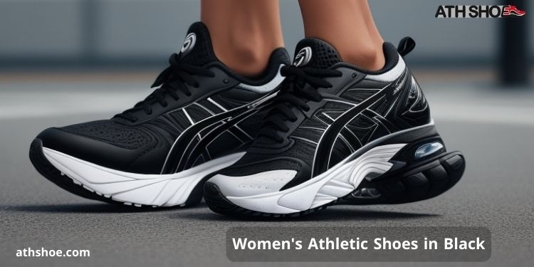 A picture of a man and a woman wearing beautiful athletic shoes in the conversation about Women's Athletic Shoes in Black in Australia