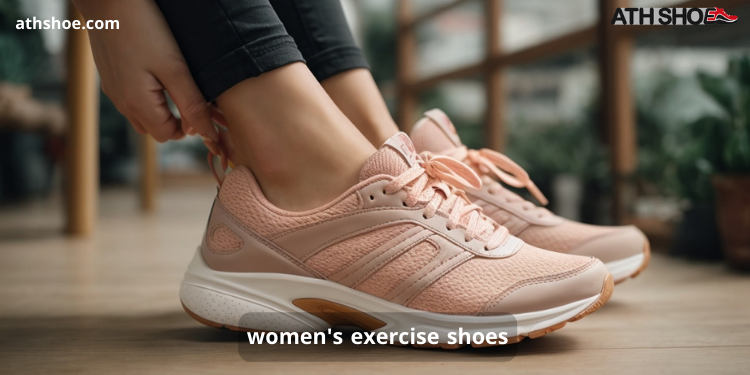 A picture of a brown sports shoe on a woman's leg is part of a conversation about Women's exercise shoes in Australia