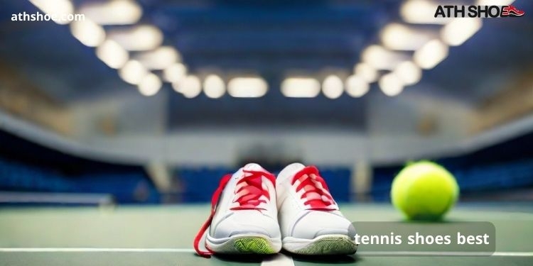 A picture of a sports shoe is part of the discussion about the best tennis shoes