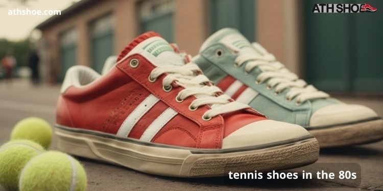A picture of a sports shoe as part of a talk about tennis shoes in the 80s in Australia