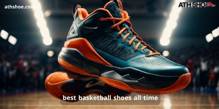An image showing a sports shoe as part of a discussion about the best basketball shoes of all time