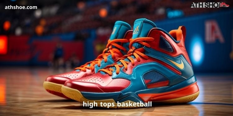 An image of a sports shoe is part of the conversation about high tops basketball