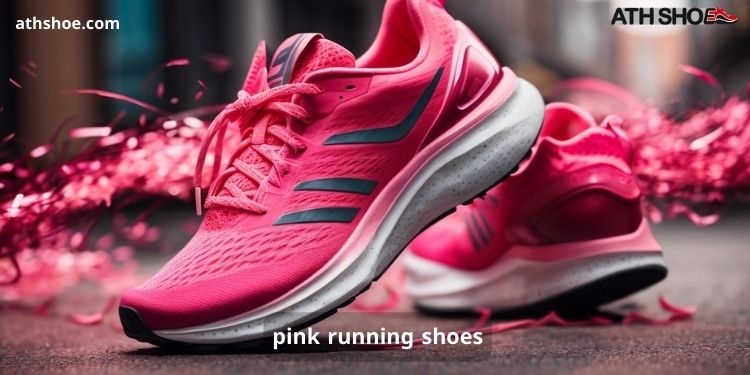 A picture showing a beautiful sports shoe as part of the talk about pink running shoes