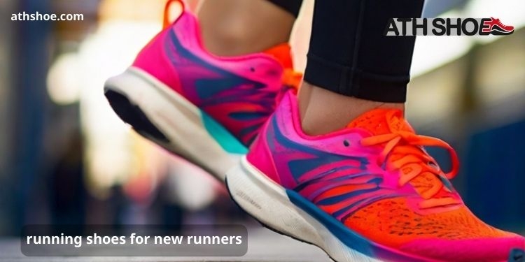 A picture of a sports shoe on someone's leg is included in the conversation about running shoes for new runners in Australia