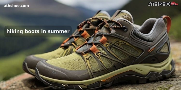 A picture with shoes included in the discussion about hiking boots in summer