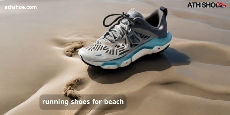 An image of sports shoes included in the discussion about running shoes for beach