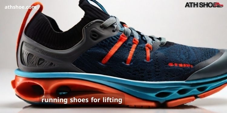 An image of a sports shoe included in the discussion about running shoes for lifting