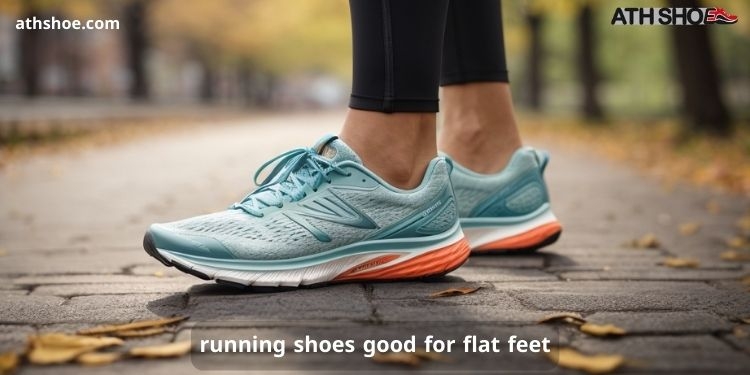A picture of sports shoes included in the discussion about running shoes good for flat feet