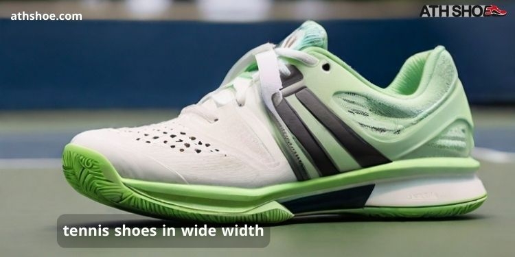 A picture of tennis shoes within the talk about tennis shoes in wide width