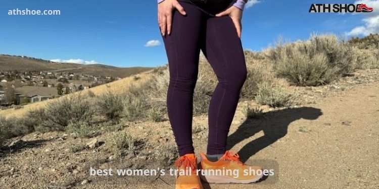 A picture of a girl's man's sports shoes in the conversation about the best women's trail running shoes