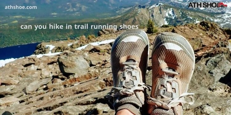 A picture of sports shoes in the conversation about can you hike in trail running shoes