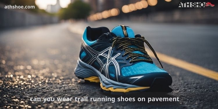 An image with a sports hue in the conversation about can you wear trail running shoes on pavement