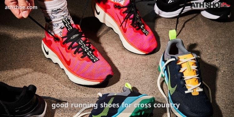 An image of sports shoes within the talk about good running shoes for cross country