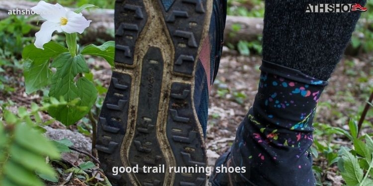 A picture of sports shoes included in the discussion about good trail running shoes