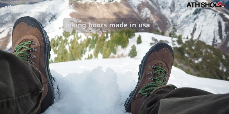 A picture of a shoe in the conversation about hiking boots made in the USA