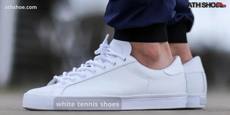 A picture of tennis shoes within the talk about white tennis shoes