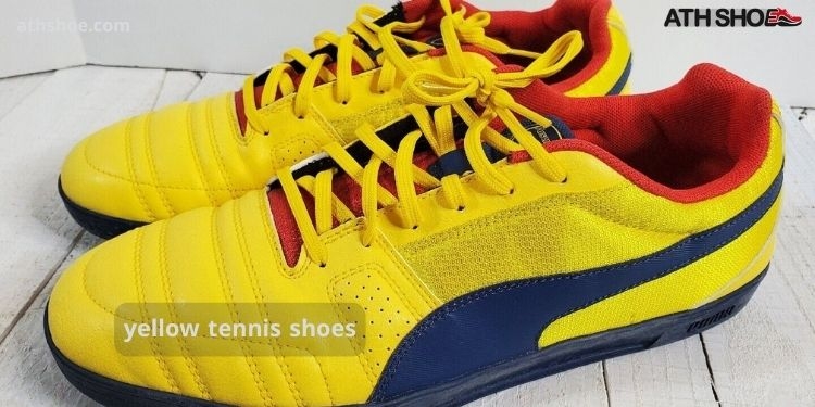 An image of tennis shoes within the talk about yellow tennis shoes