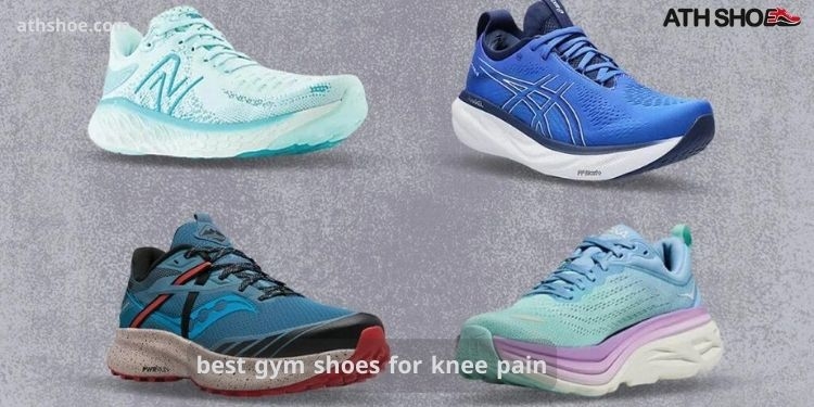 A picture of sports shoes as part of the talk about best gym shoes for knee pain