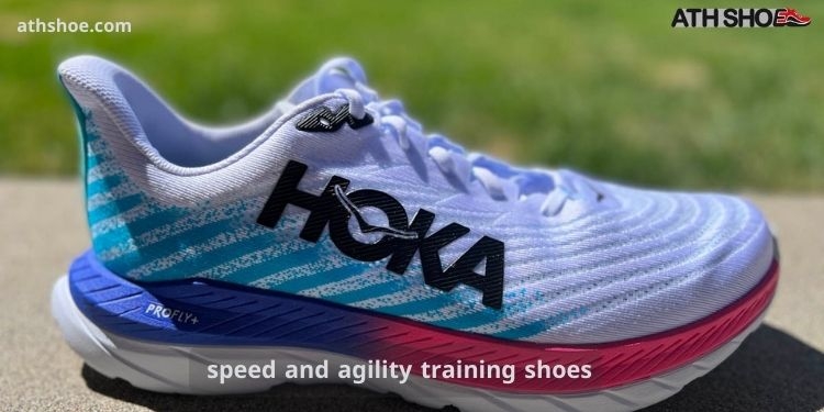 A picture of the Hoka Mach 5 within the talk about speed and agility training shoes