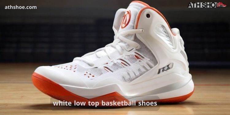 A picture of white basketball shoes as part of the talk about white low top basketball shoes